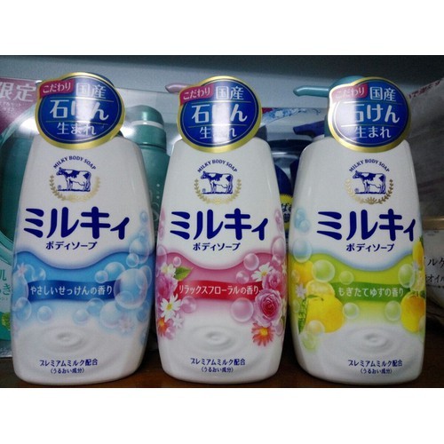 Sữa tắm Gyunyu Milky Nhật Bản hàng chính hãng