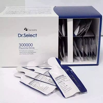 Tinh chất nhau thai heo Dr. Select 300000 15g 30 gói hàng chính hãng của Nhật Bản, Làm trắng da, trị nám, tàn nhang... mang lại vóc dáng đẹp và cân đối